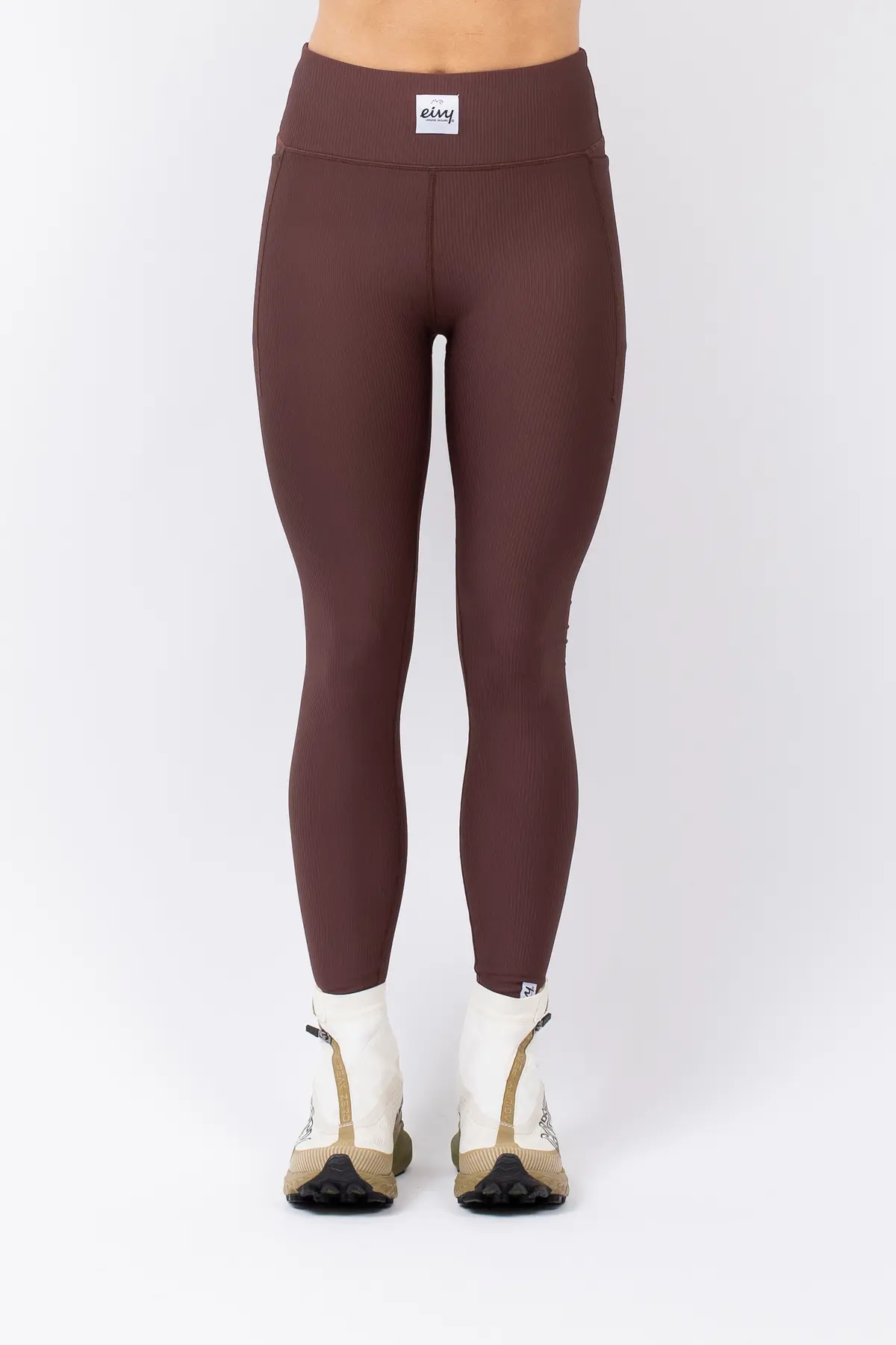 Pocket Rib Tights - Chocolate | S