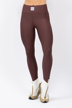 Pocket Rib Tights - Chocolate | S