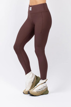 Pocket Rib Tights - Chocolate | S