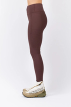 Pocket Rib Tights - Chocolate | S