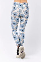 Pocket Tights - Blue Flower