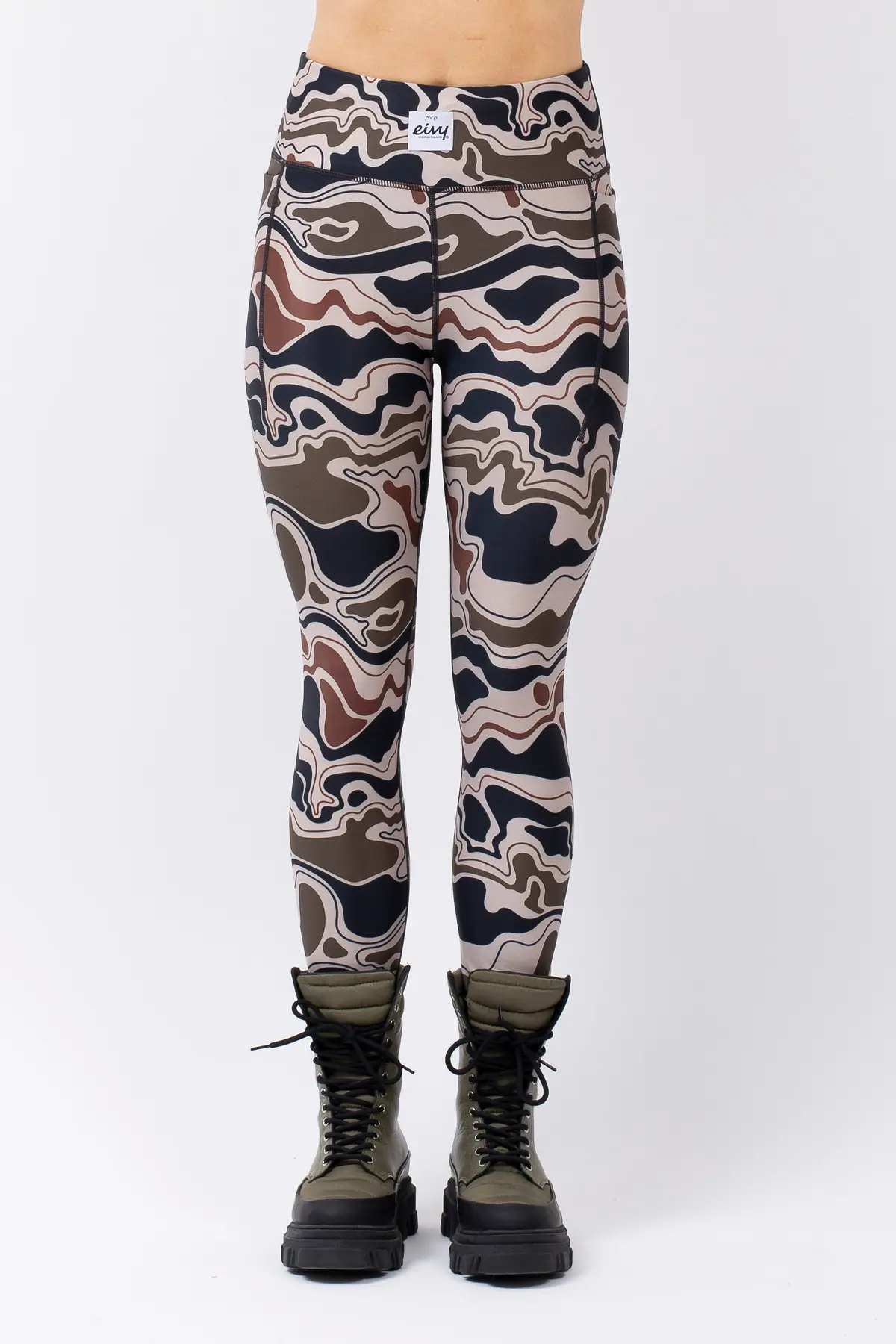Pocket Tights - Curve Camo