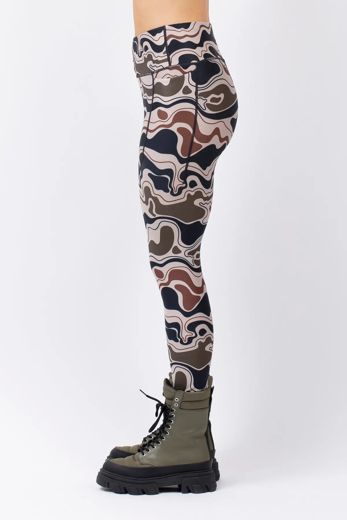 Pocket Tights - Curve Camo