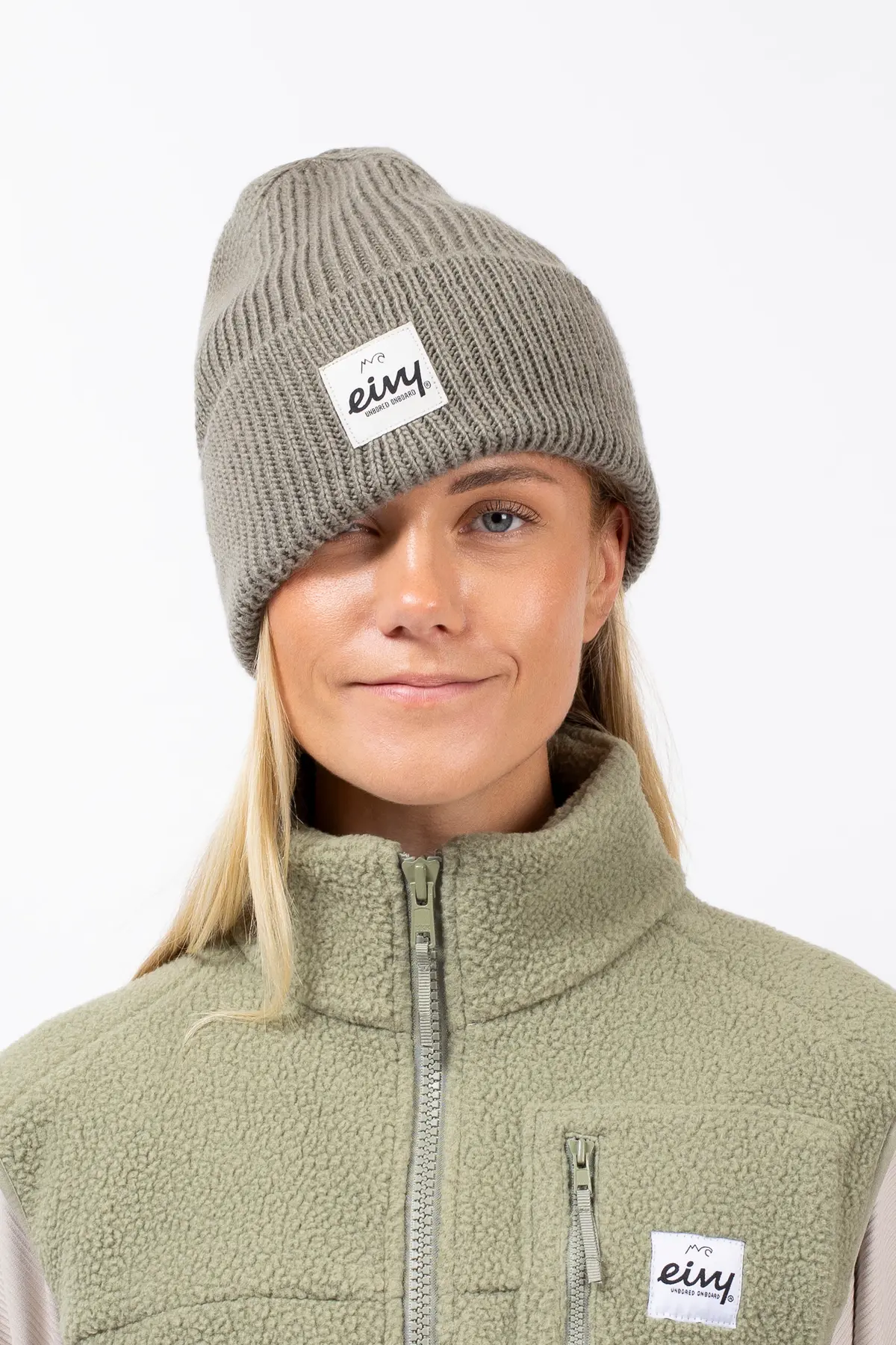 Easter Rib Wool Beanie - Faded Oak