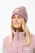 Easter Rib Wool Beanie - Faded Woodrose | One Size