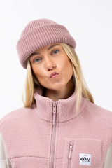 Easter Rib Wool Beanie - Faded Woodrose | One Size