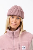 Easter Rib Wool Beanie - Faded Woodrose | One Size