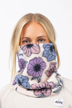 Adjustable Sherpa Neckwarmer - Big Flower