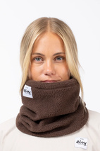Adjustable Sherpa Neckwarmer - Chocolate