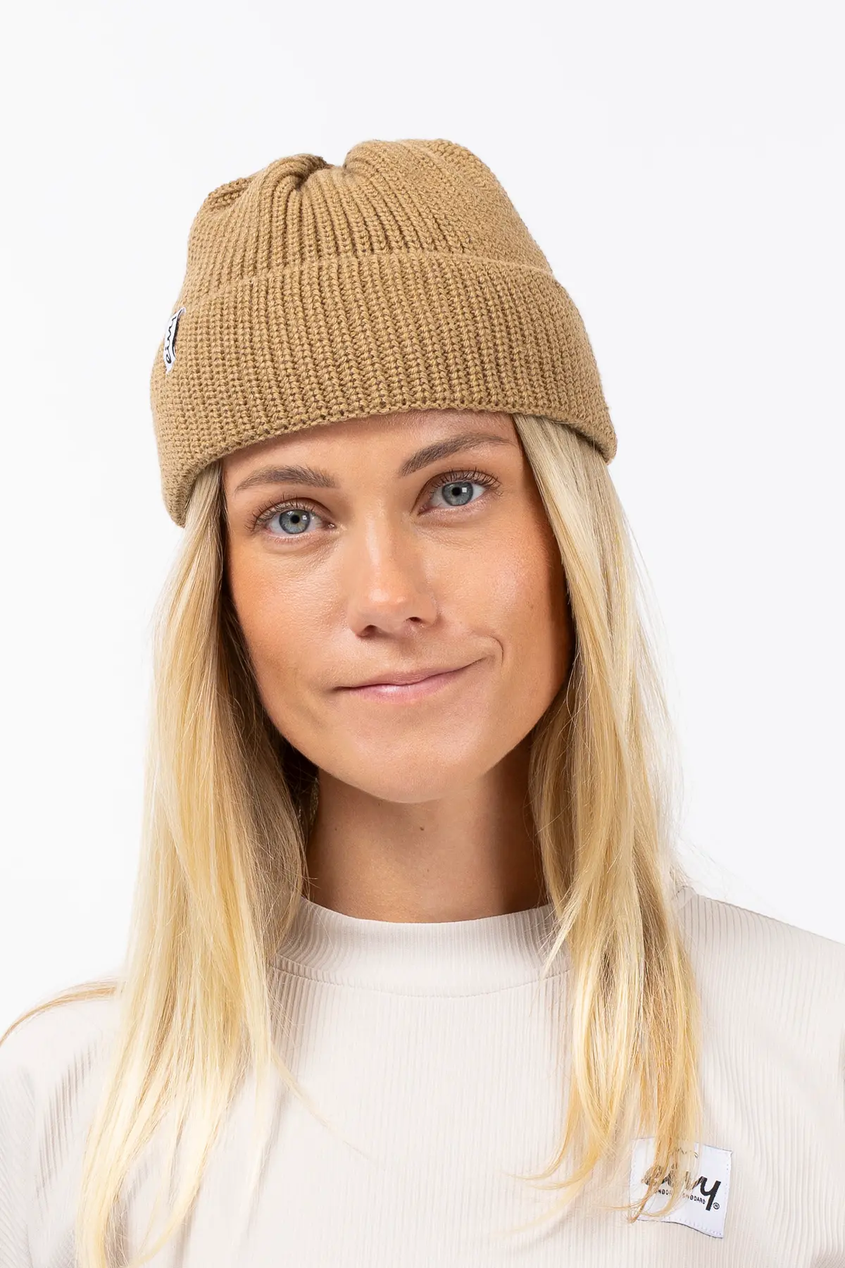 Shorty Knit Beanie - Brown