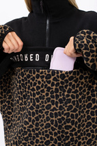 Ball Fleece - Black/Leopard | S