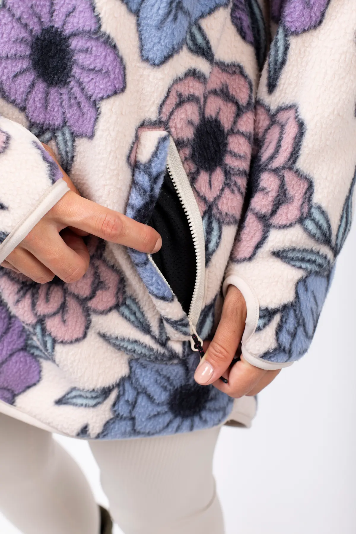 Redwood Sherpa Coat - Big Flower